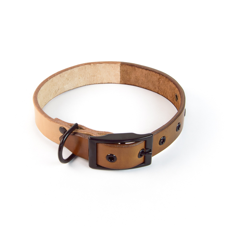 Brown Two-Tone Dog Collar | Accessory | Cord Shoes + Boots
